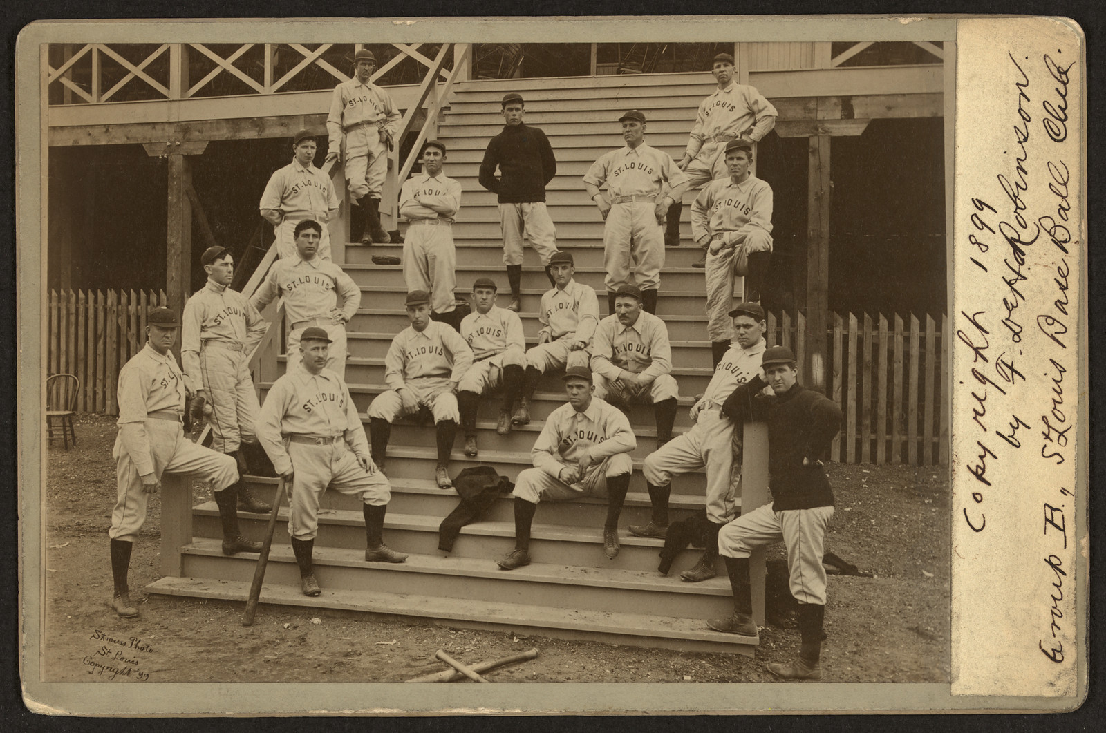 St. Louis base ball club, — historic image