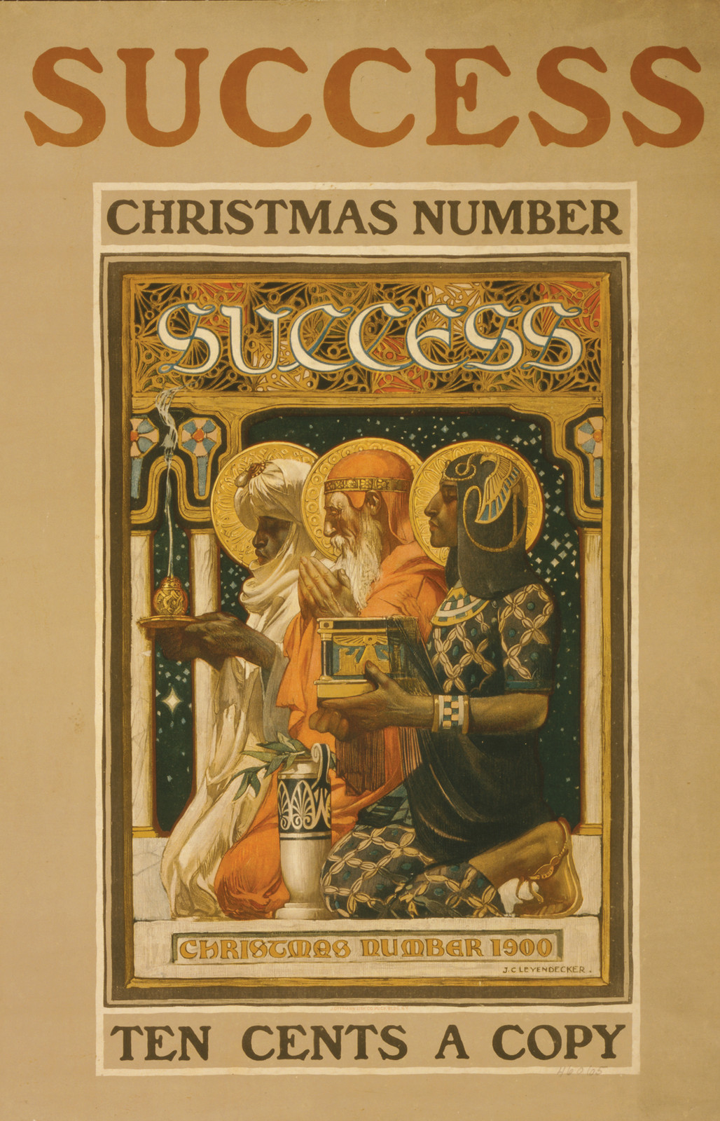 Success, Christmas Number 1900, c. 1900 — vintage poster