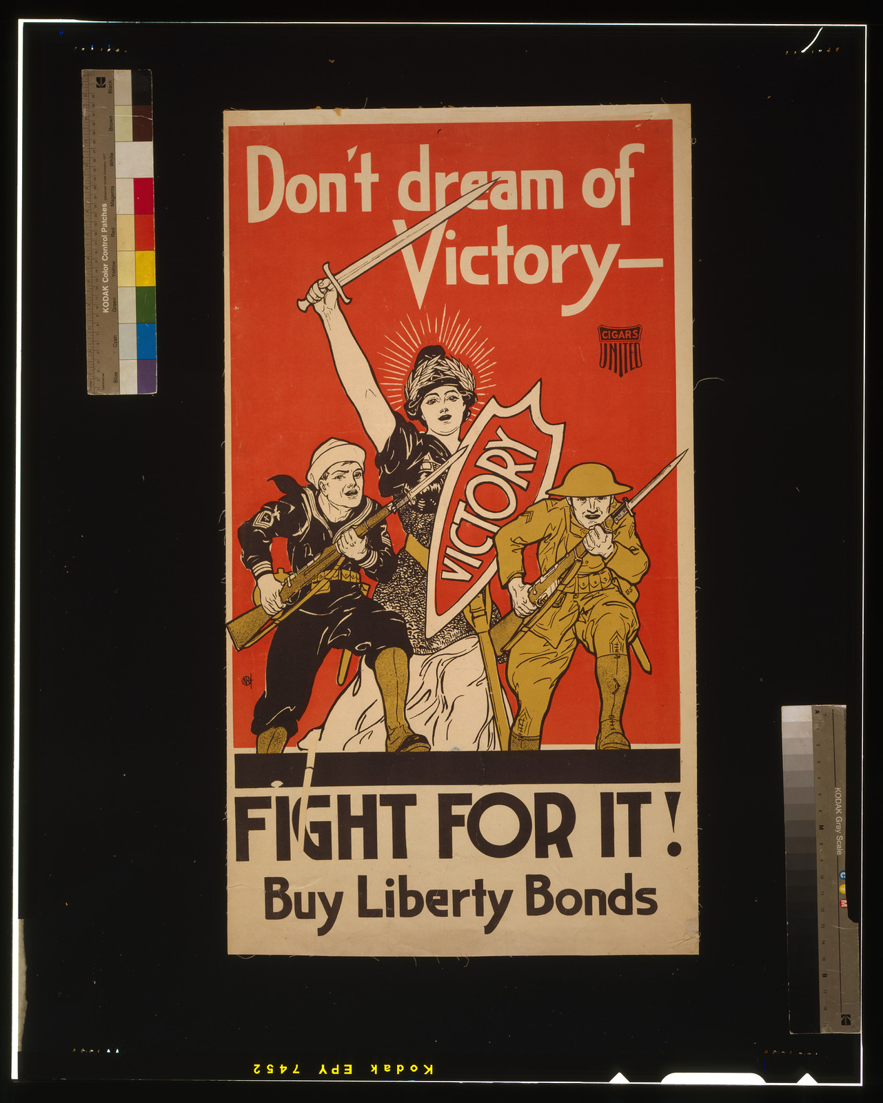 Don't dream of victory - Fight for it! Buy Liberty Bonds, [1918] — vintage poster