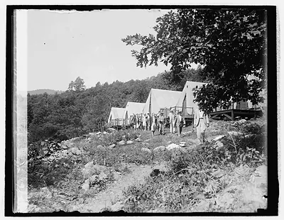 Hoover camp on the Rapidan, 8/17/29