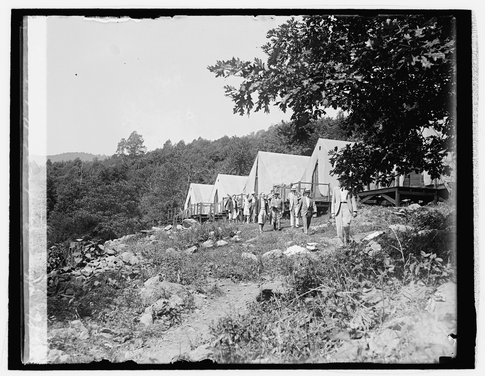 Hoover camp on the Rapidan, 8/17/29, [19]29 August 17. — historic photograph