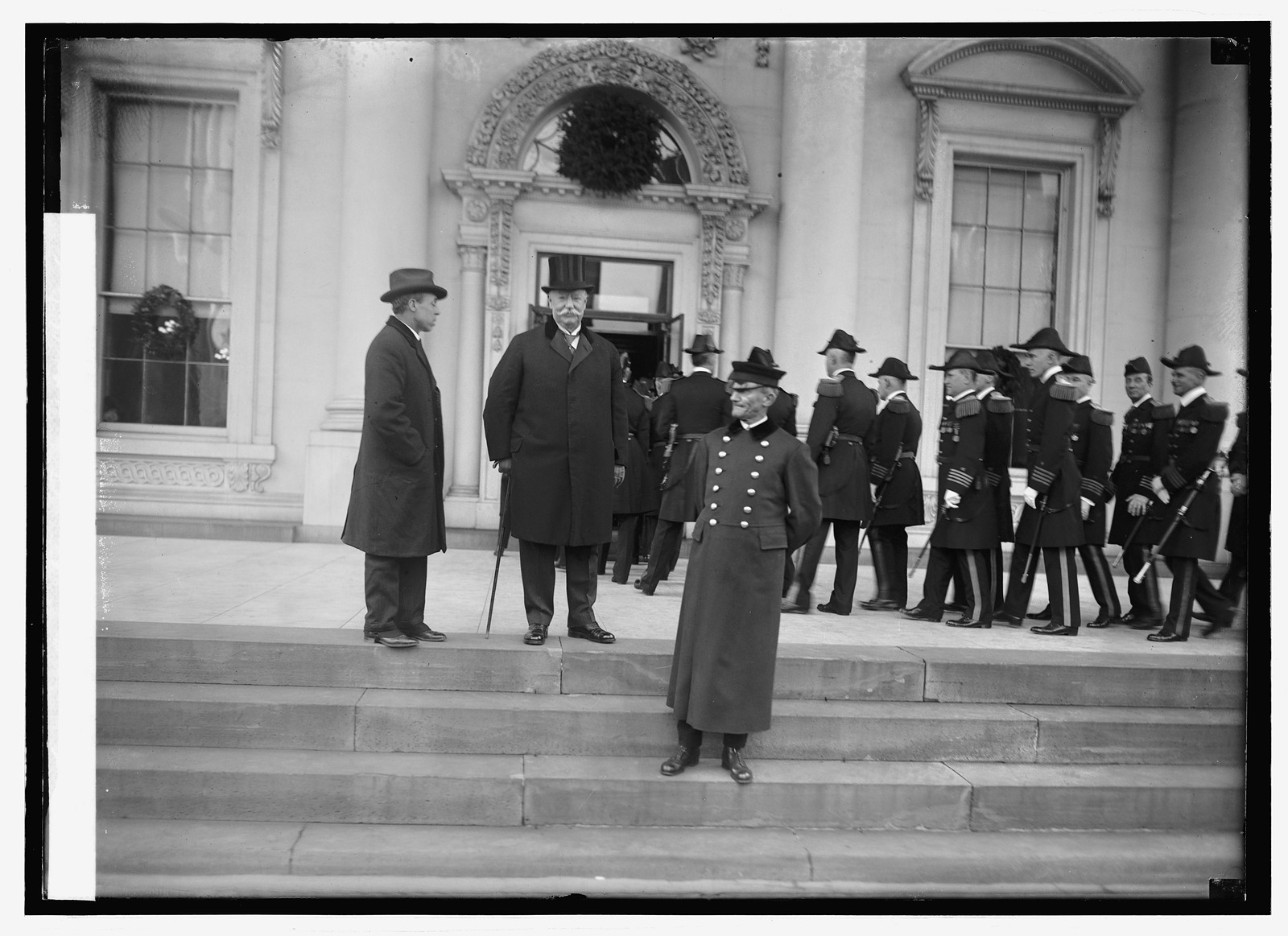 Taft, New year reception, 1/1/24, [19]24 January 1. — historic photograph