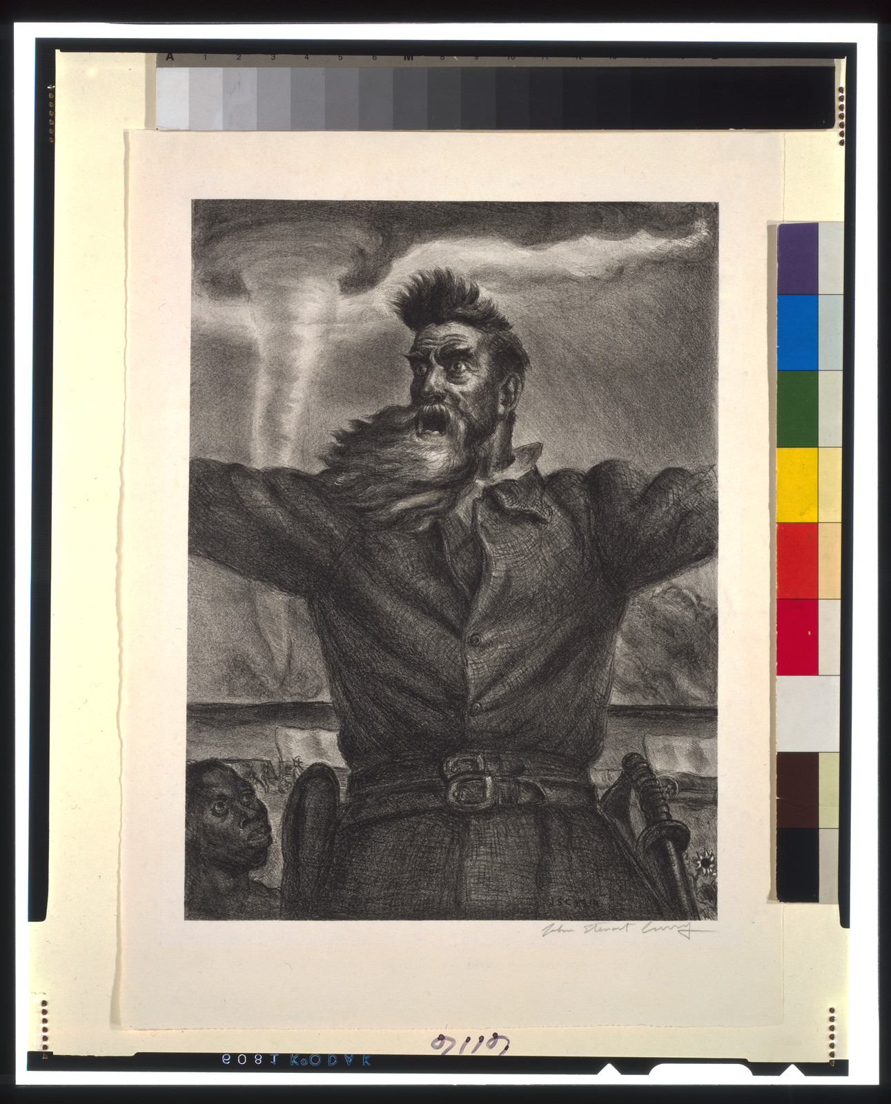 [John Brown] / JSC., 1939 — antique lithograph
