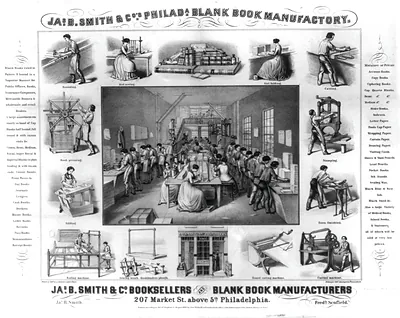Jas. B. Smith & Co's. Philada. blank book manufactory