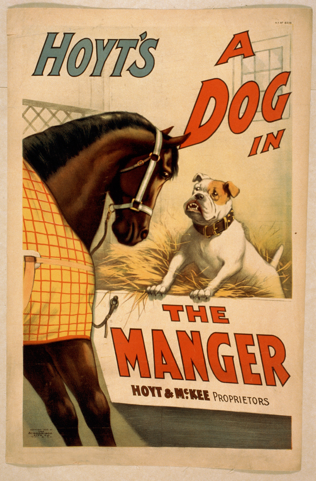Hoyt's A dog in the manger, 1899 — historic image