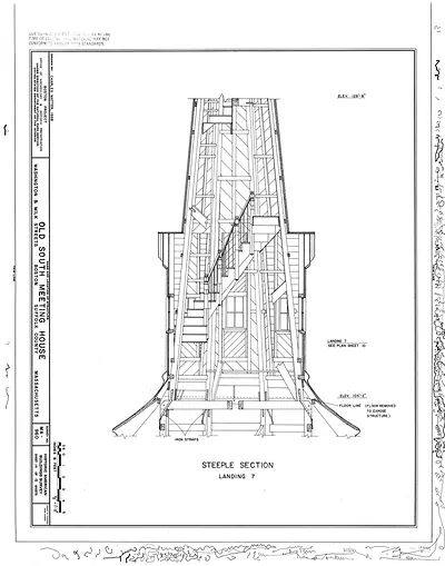 Steeple Section, Landing 7, Old South Meeting House, Boston