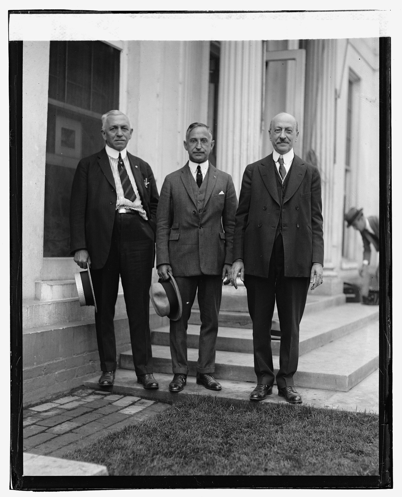 A.E. Seymour, J.D. Dreyfuss, Isaac Gams[?] 9/12/23, [19]23 September 12. — historic photograph