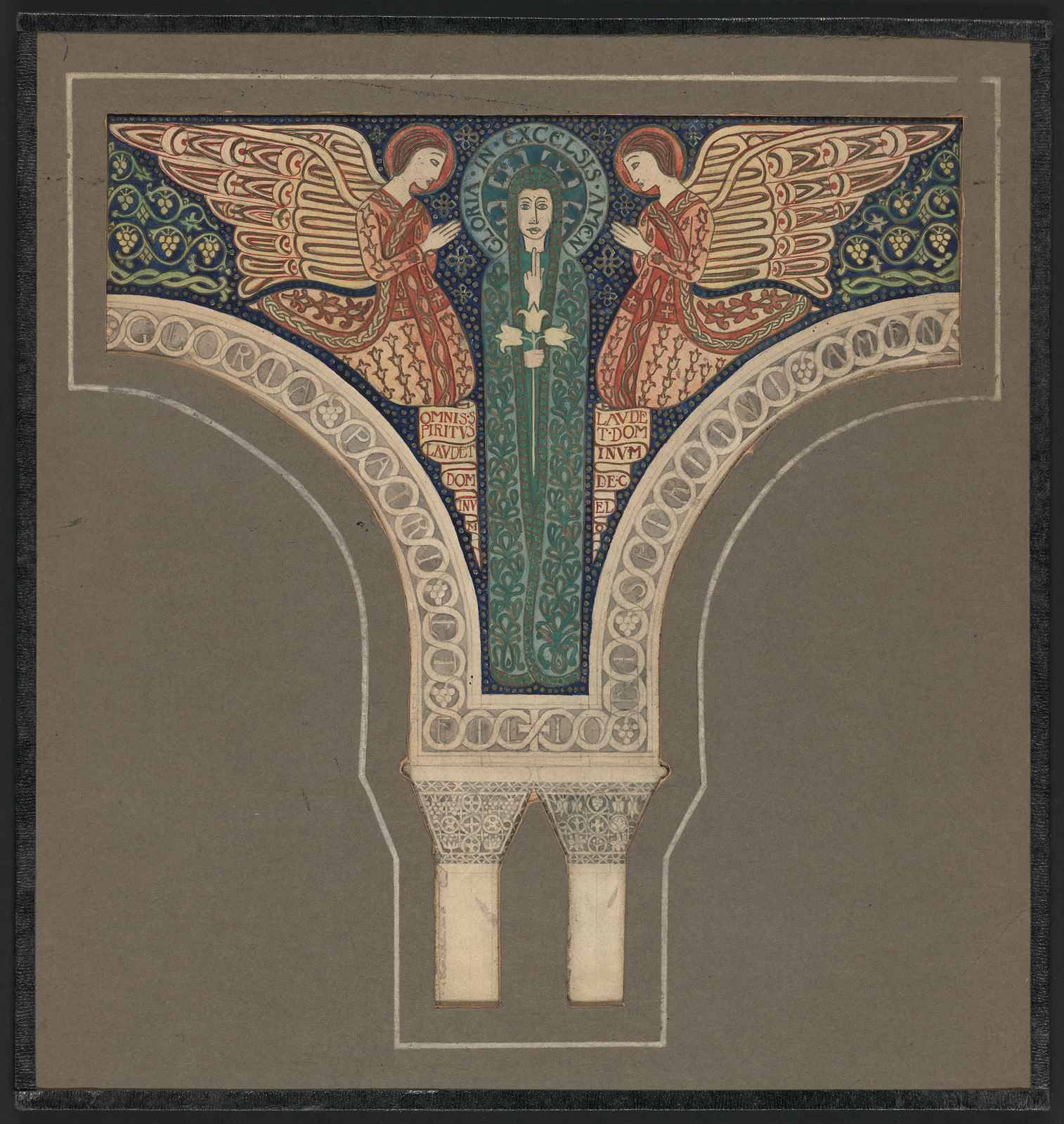 Designdrawingformural Gloria In E — historic drawing