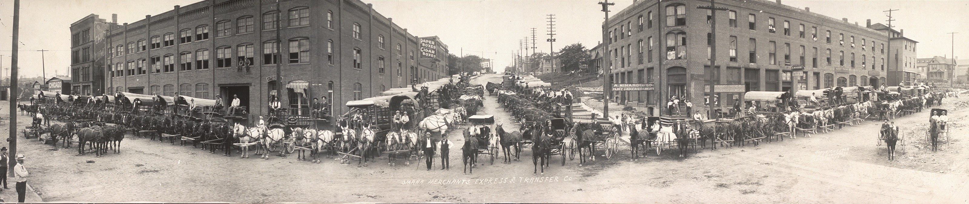 Omaha Merchants Transfer Co, Nebraska, 1908, 1908 — historic image
