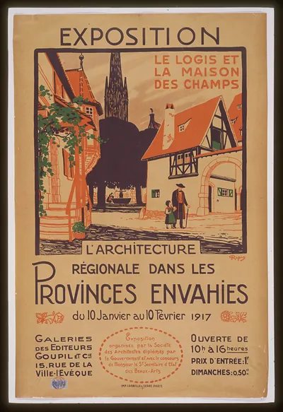 Exposition L'Architecture Régionale dans les Provinces Envahies