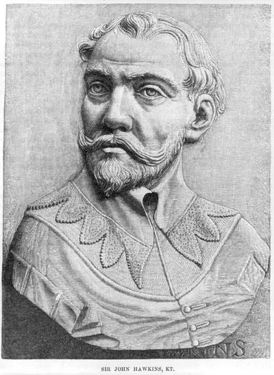 [Sir John Hawkins, 1532-1595, bust portrait, facing left]