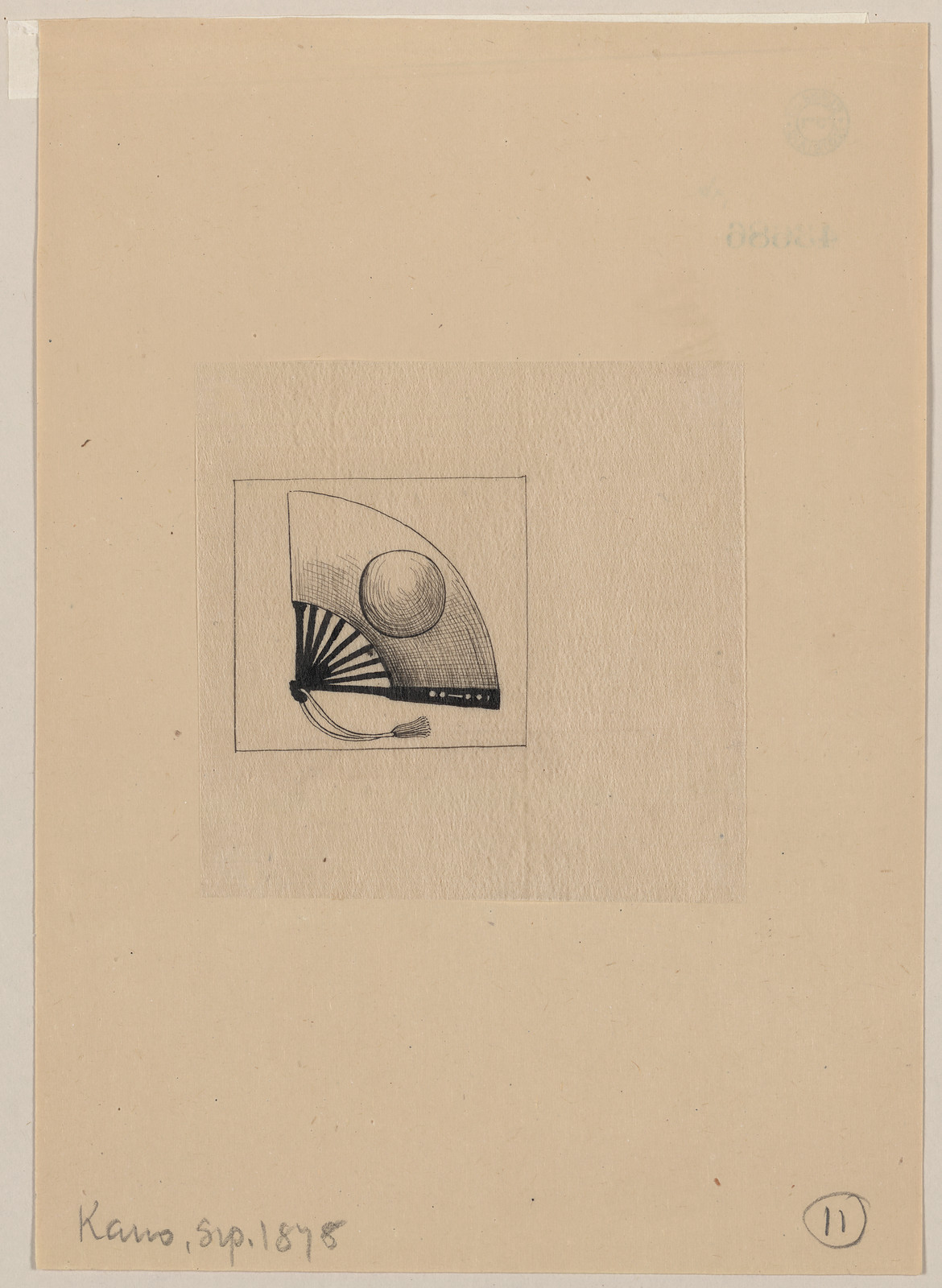 [Japanese drawing], 1750 — historic drawing