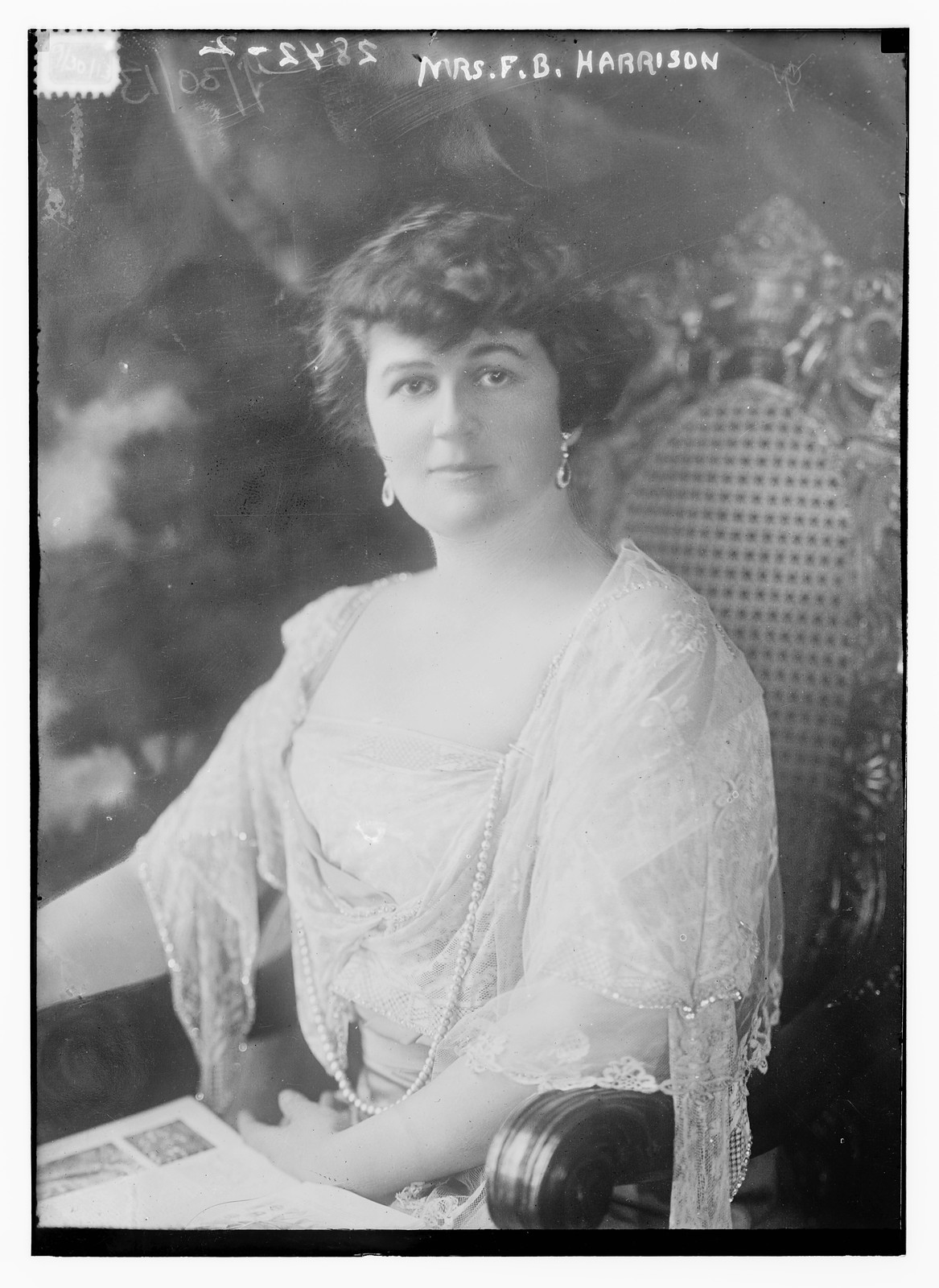 Mrs. F.B. Harrison, n/a — historic photograph