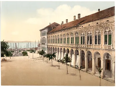 Spalato Hotel de Ville Dalmatia Austro-Hungary