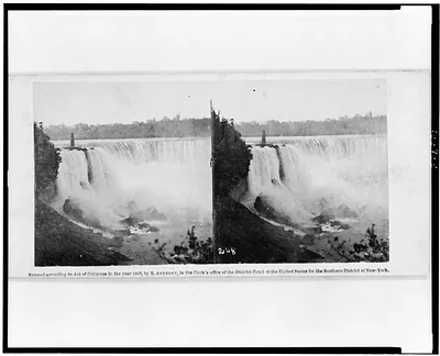 Niagara. General view of the Horseshoe Fall from Biddle's Stair Case