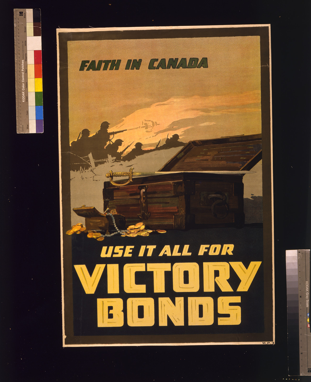 Faith in Canada--Use it all for Victory Bonds, 1918 — vintage poster