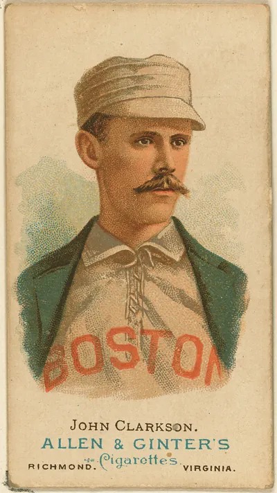 Hugh Duffy, centre fielder of Boston Base Ball Club, and champion batsman of the world