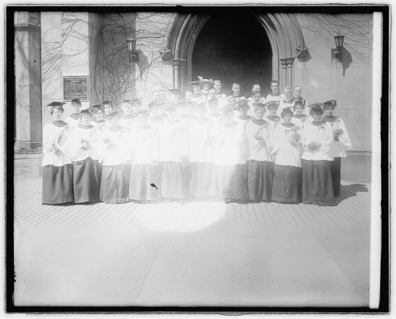 Epithany Church choir, [between 1910 and 1926] — historic photograph