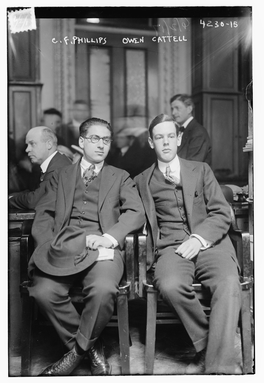 C.F. Phillips, Owen Cattell, n/a — historic photograph