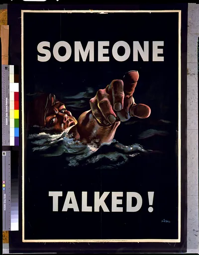 Someone talked! / Siebel.