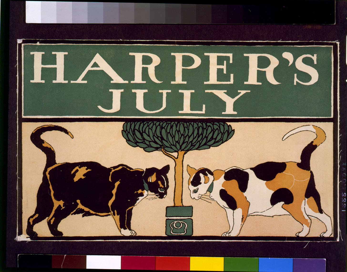 Harper's July, [1898] — vintage poster