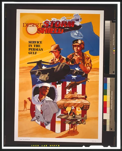 Desert storm/shield--Service in the Persian Gulf / W.E. Duke.