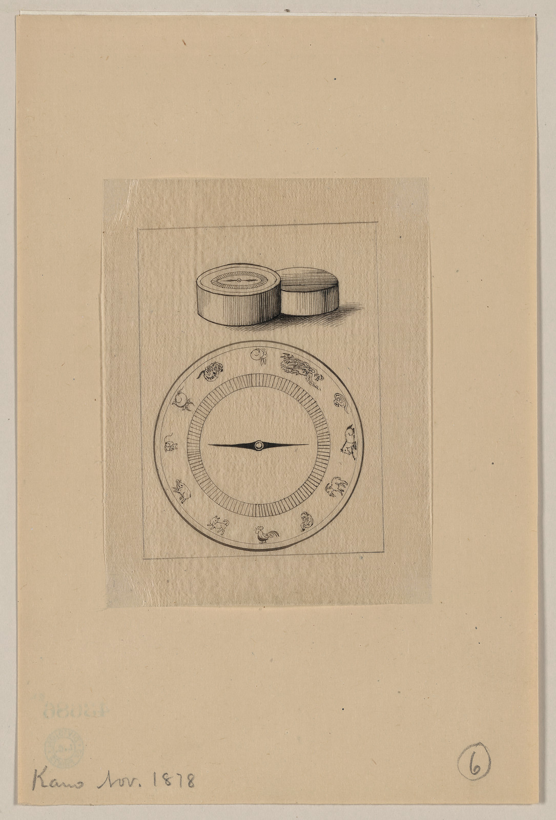 [Japanese drawing], 1750 — historic drawing
