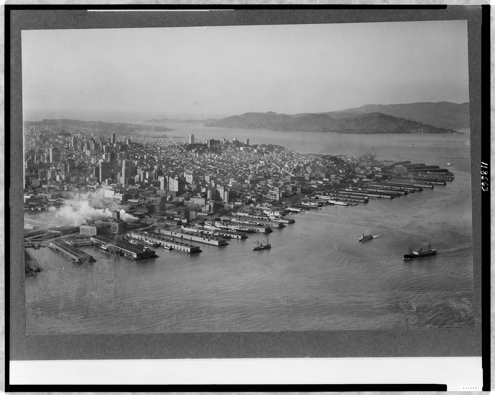 [Aerial view of San Francisco and bay], c1932. — historic photograph
