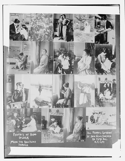 19 mini-photos of Alma Gluck