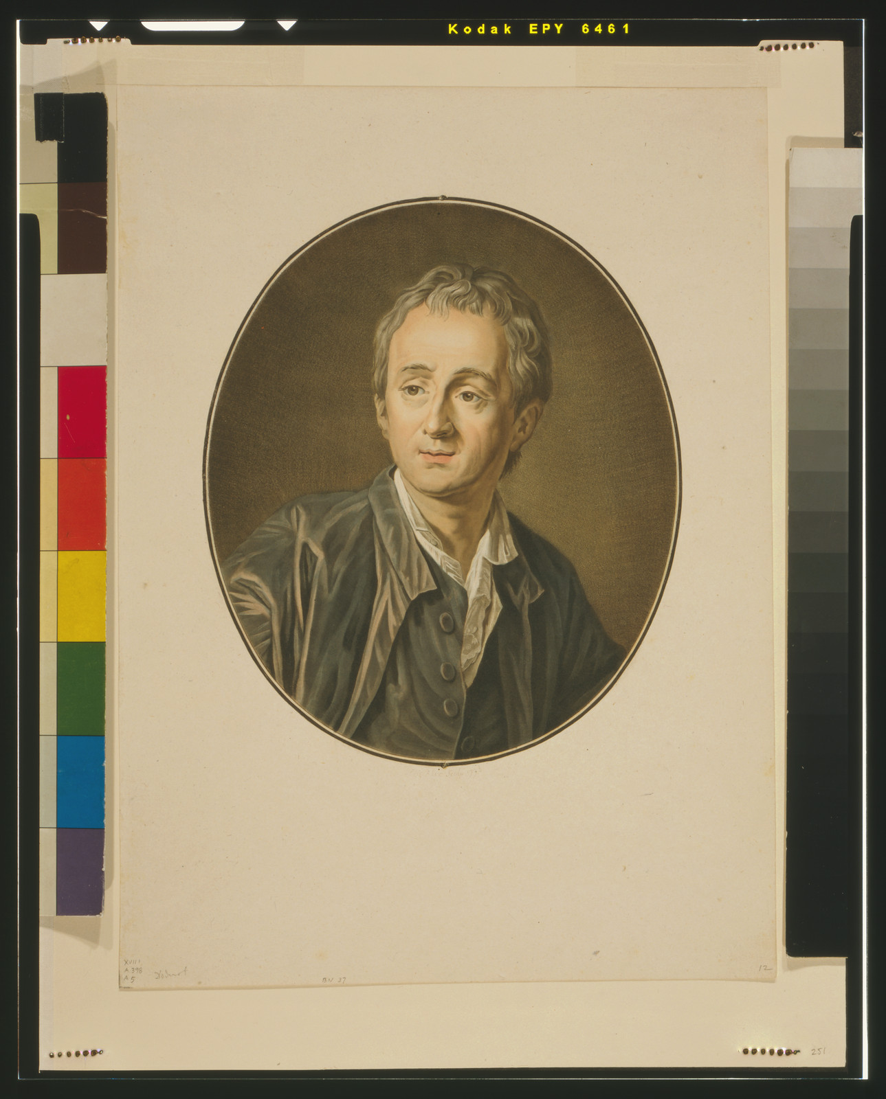 [Denis Diderot, head-and-shoulders portrait, facing slightly left, in oval] / P.M. Alix, sculp. — historic print