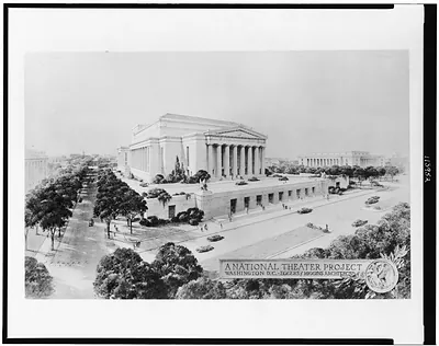 Historic Photo Print - Washington, DC - Architectural drawing