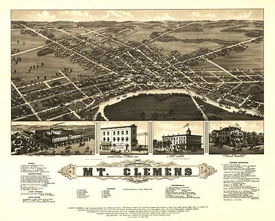 Mt. Clemens, Michigan, 1881