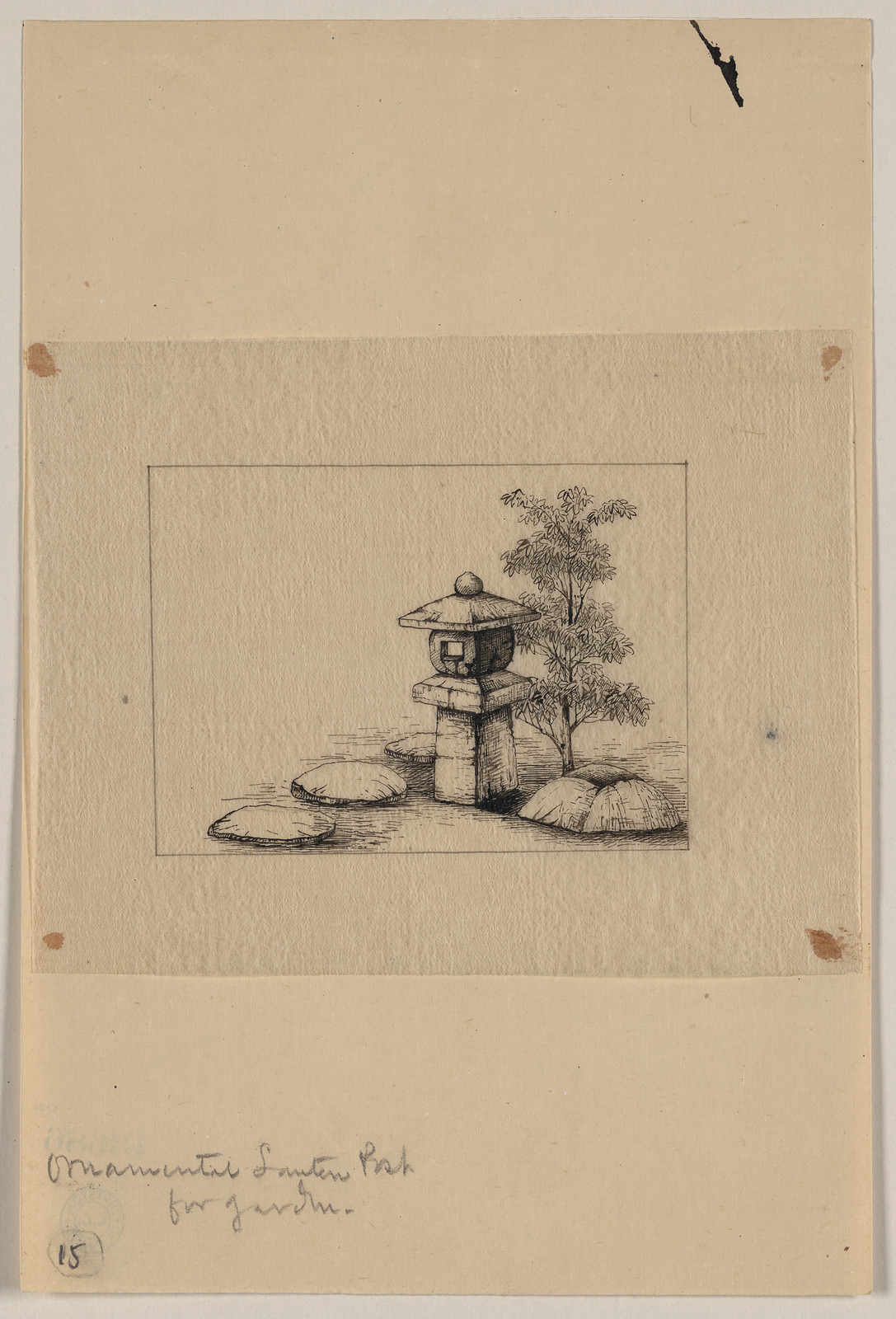 [Japanese drawing], 1750 — historic drawing