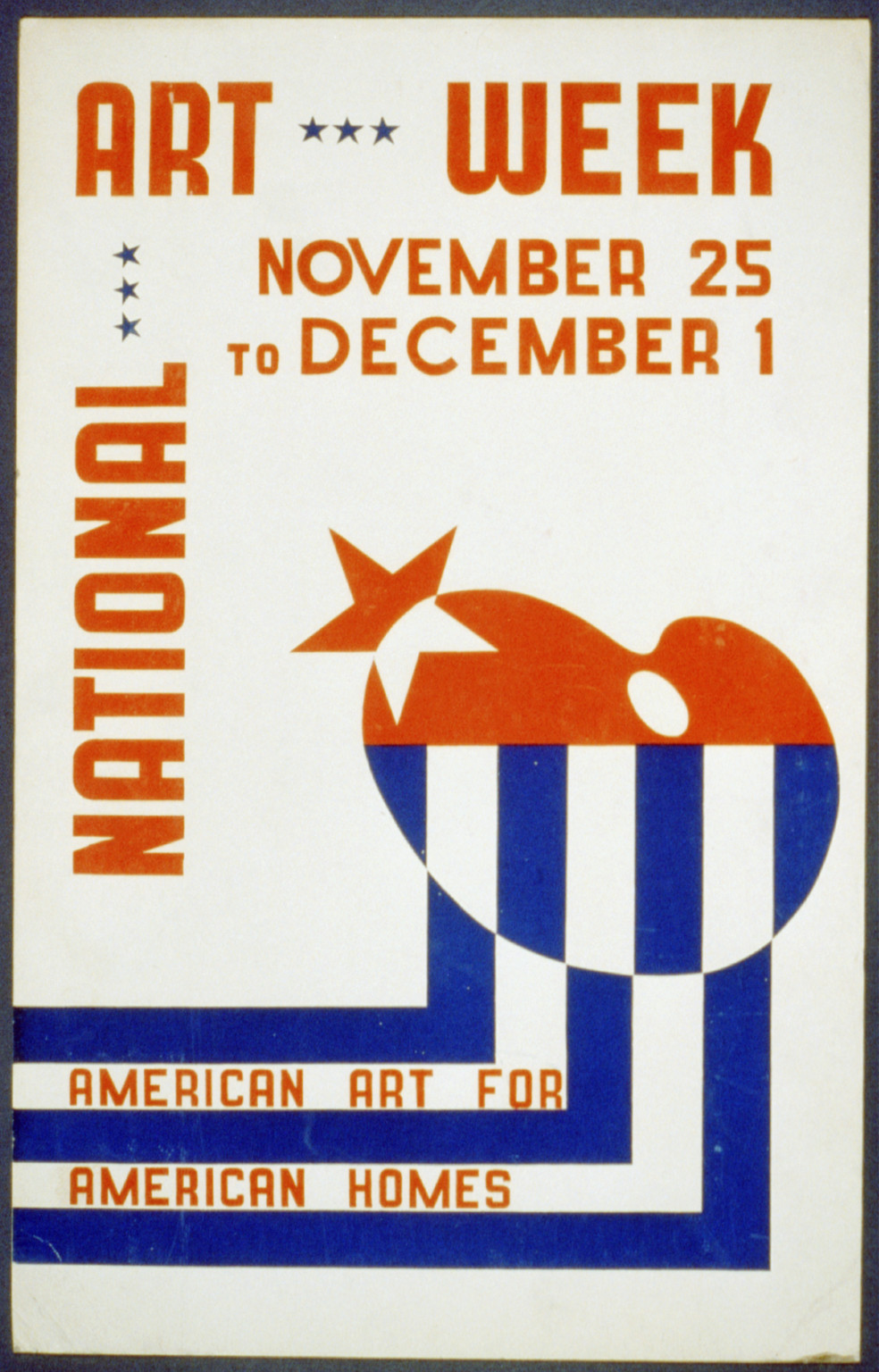 National art week / American art for American homes., 1936 — vintage poster
