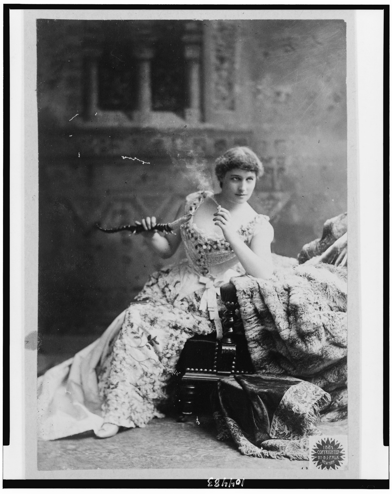 [Lillie Langtry in As in a looking glass"]", c1887. — historic photograph