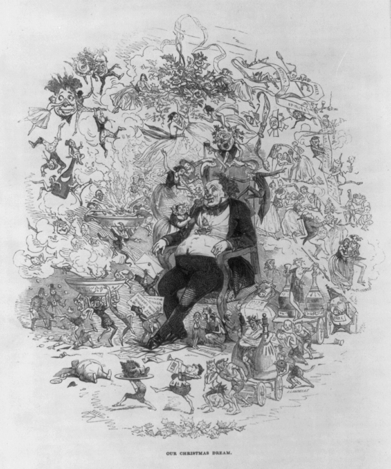 Our Christmas Dream — historic print