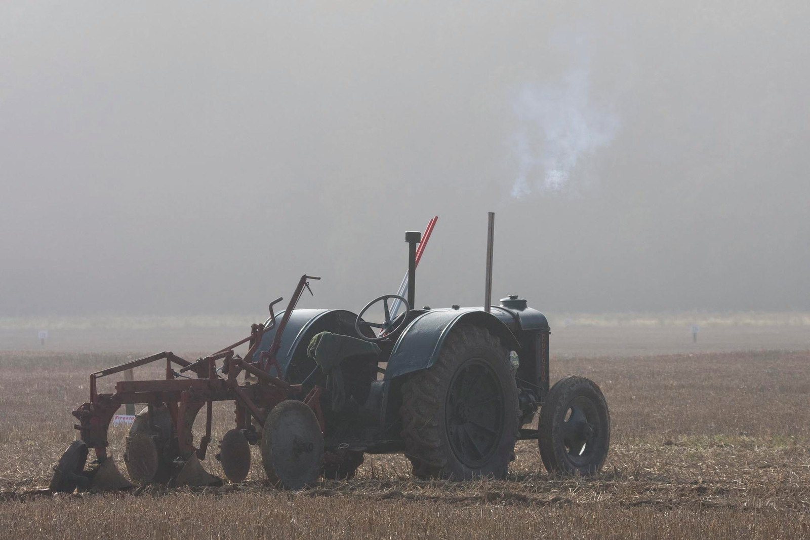 Tractor in the mist smudge9000 — historic image