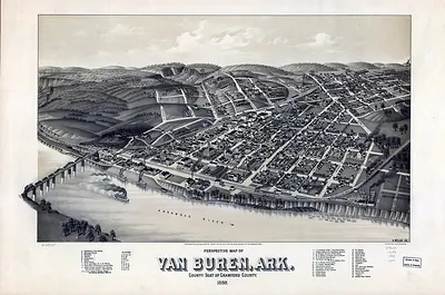 Van Buren, Arkansas, 1888