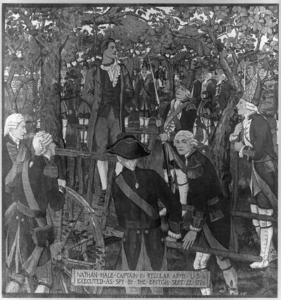 [Nathan Hale, 1755-1826, his execution by British, September 22, 1776]
