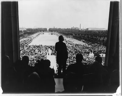 Edwin Markham, poet, who dedicated a poem to the Lincoln Memorial
