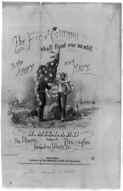 The Flag of Columbia Shall Float O'er Us Still, by H. Millard