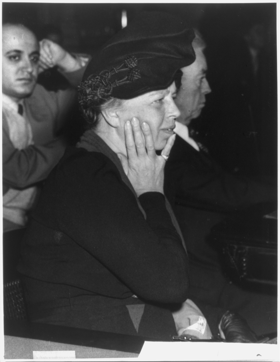 Eleanor (Roosevelt) Roosevelt, 1884-1962, c1940. — historic photograph