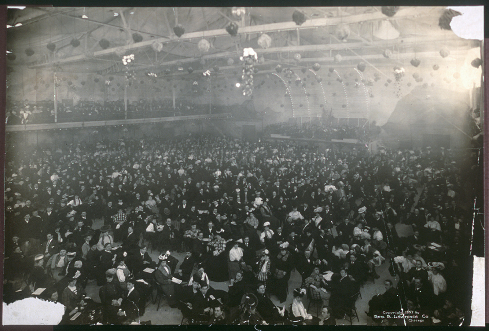 Interior of the Hippodrome, Milwaukee, Wisconsin, 1907, 1907 — historic image
