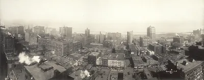 Birds-eye view, Chicago, Illinois, 1912