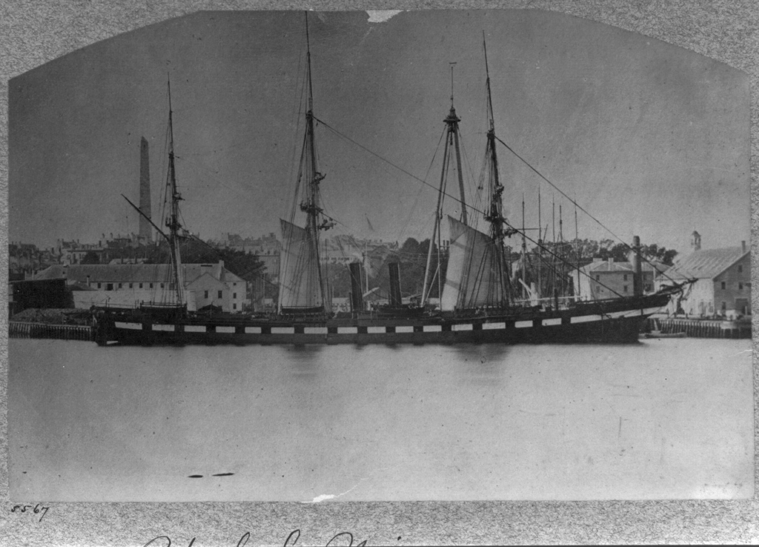 U.S.S. Niagara, Boston, Massachusetts, [1863 September, printed later] — historic photograph