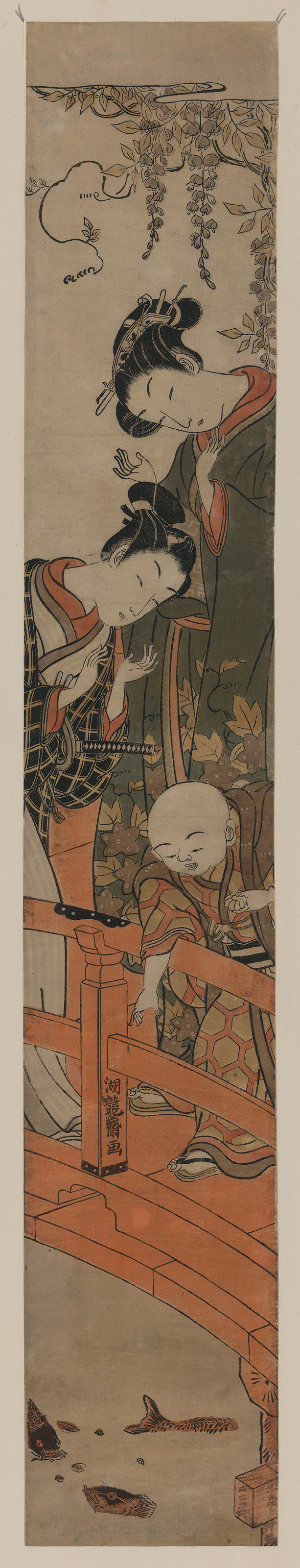 [Japanese Ukiyo-e print], 1750 — historic print