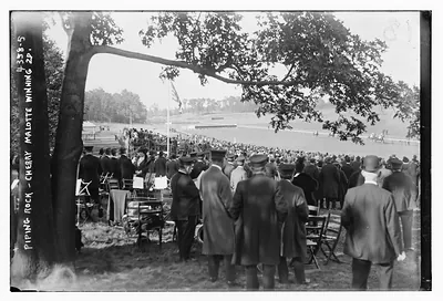 Piping rock -- Cherry Malotte winning 2d Horse race