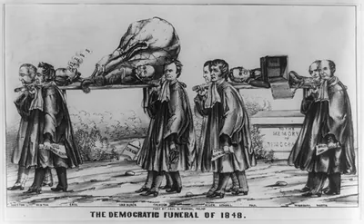 The Democratic funeral of 1848