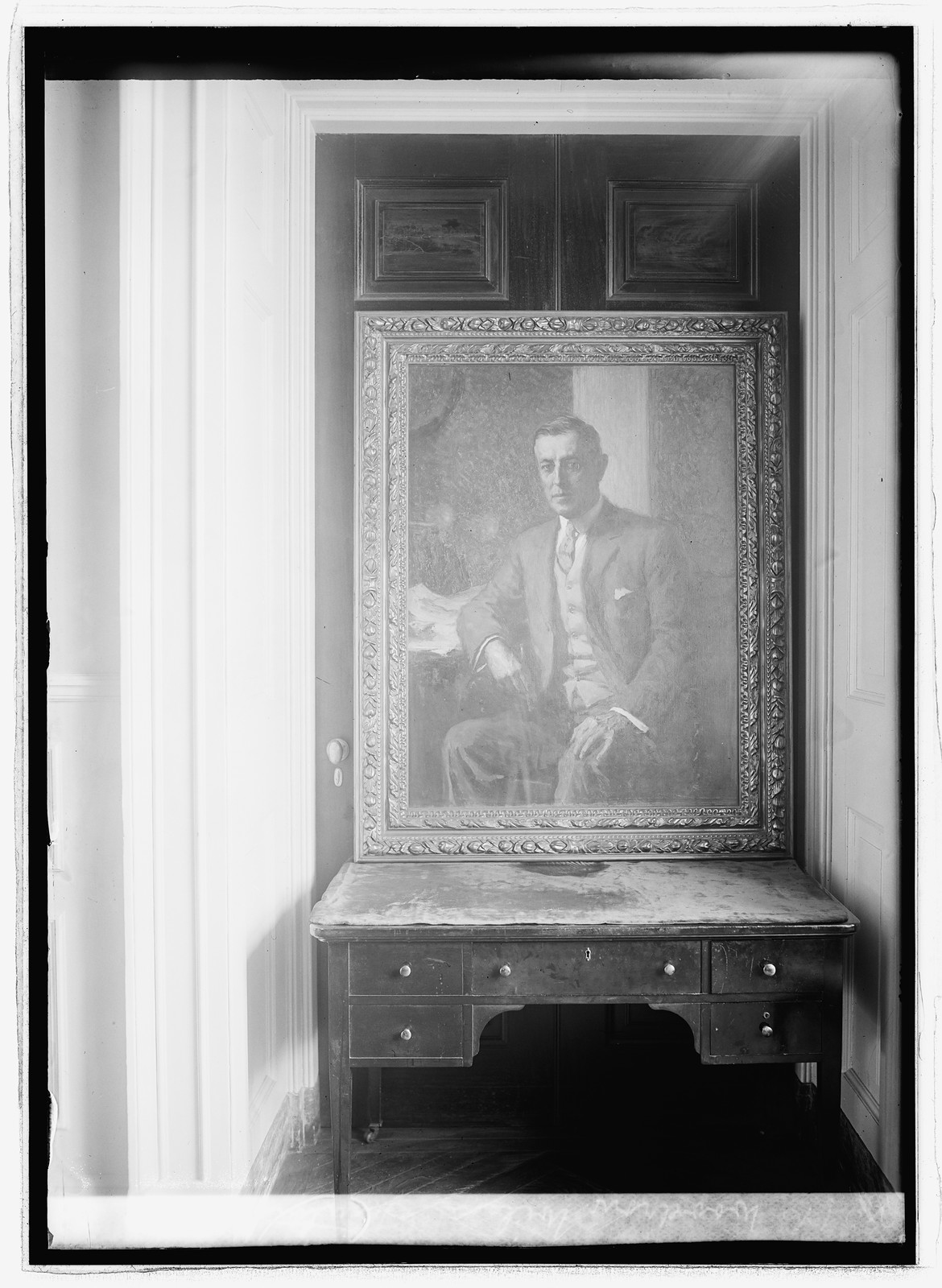 Woodrow Wilson painting, [1923] — historic photograph