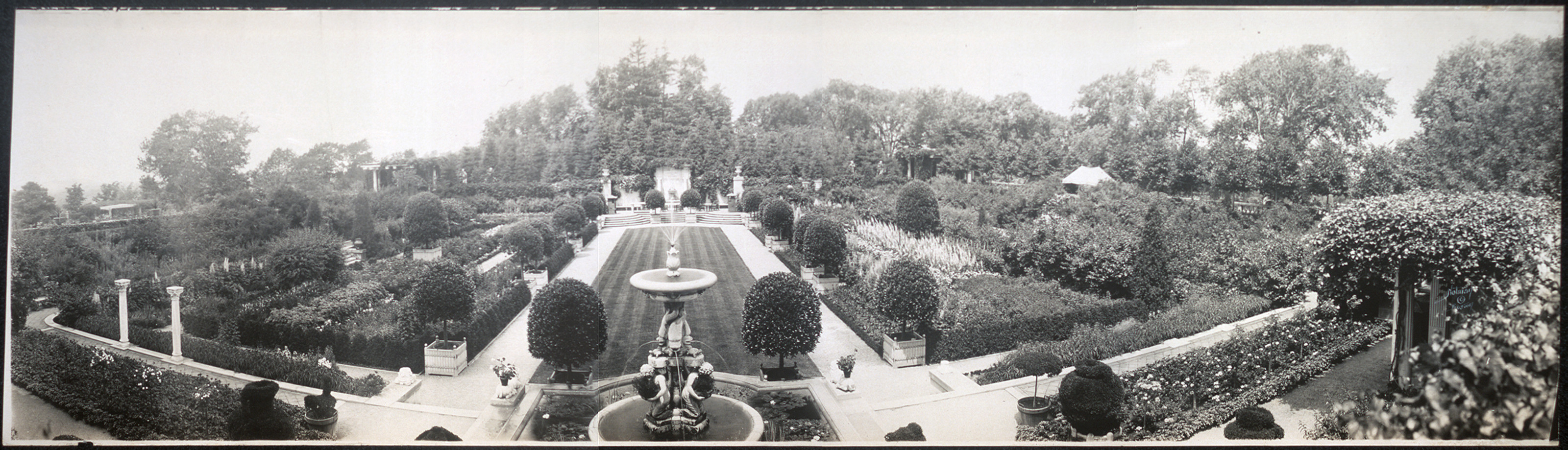 Anderson garden Brookline, Massachusetts, 1911, 1911 — historic image